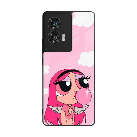Pinktastic Chic back phone cover | glass case for motorola edge 50 fusion
