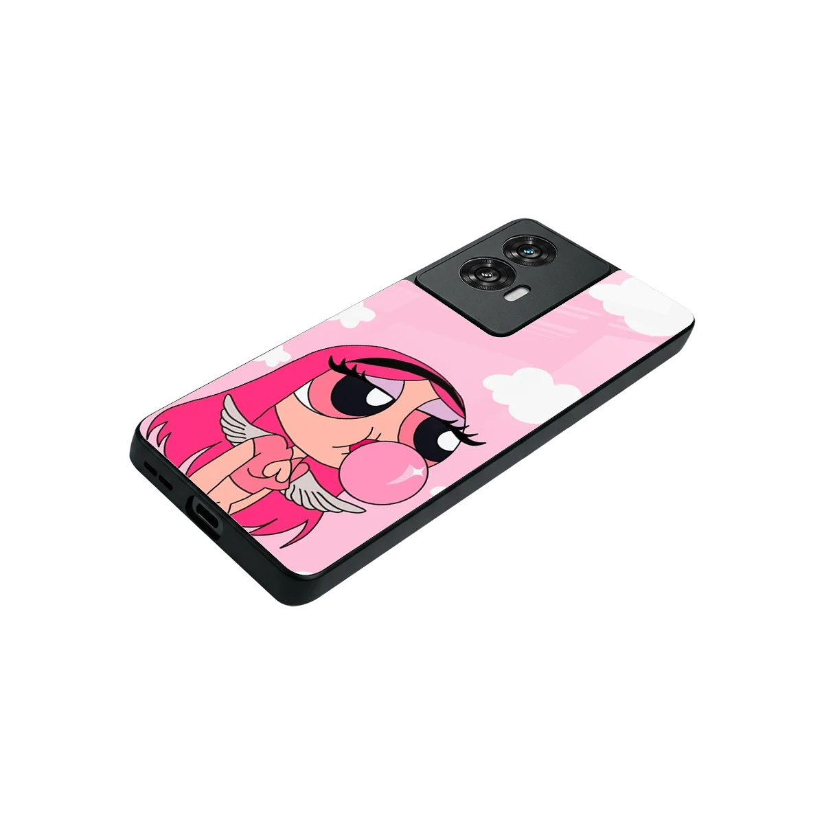 Pinktastic Chic stylish phone case for motorola edge 50 fusion | glossy glass and slim fit