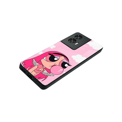 Pinktastic Chic stylish phone case for motorola edge 50 fusion | glossy glass and slim fit