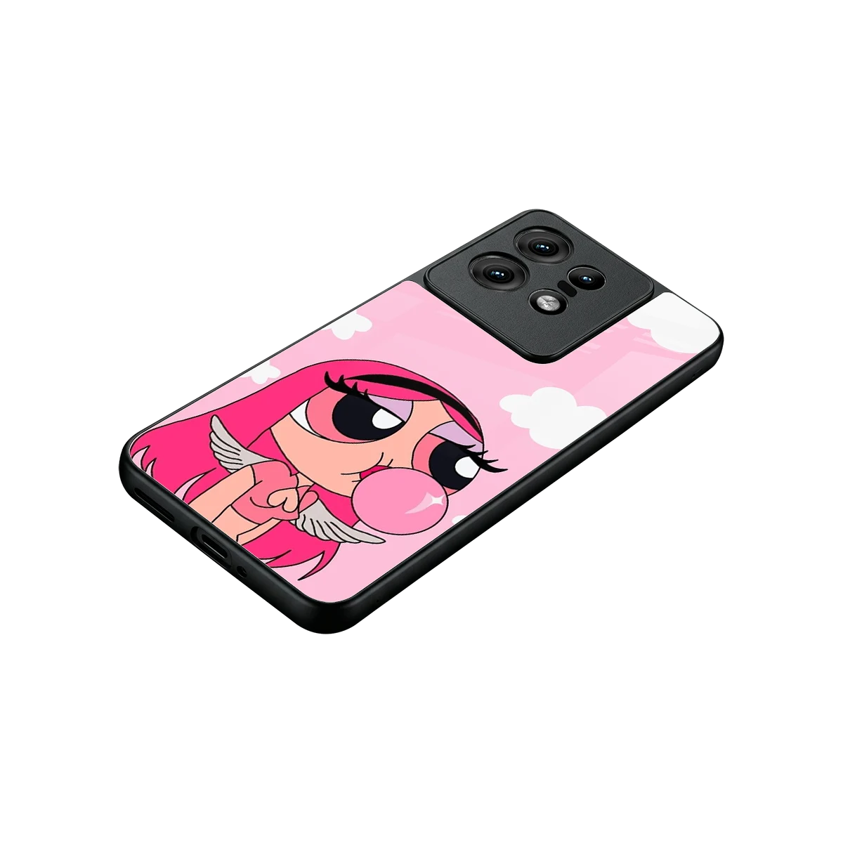 Pinktastic Chic stylish phone case for motorola edge 50 pro | glossy glass and slim fit