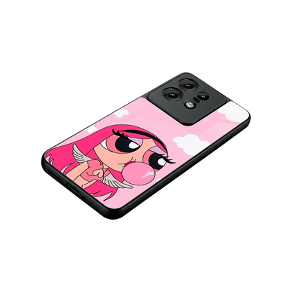 Pinktastic Chic stylish phone case for motorola edge 50 pro | glossy glass and slim fit