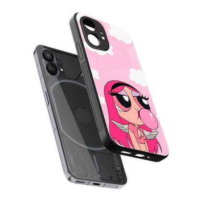 Pinktastic Chic sleek nothing phone 1 cover with tempered glass back and TPU edges