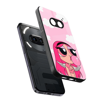 Pinktastic Chic sleek nothing phone 2a cover with tempered glass back and TPU edges