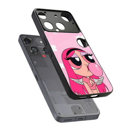 Pinktastic Chic sleek nothing phone 3 cover with tempered glass back and TPU edges
