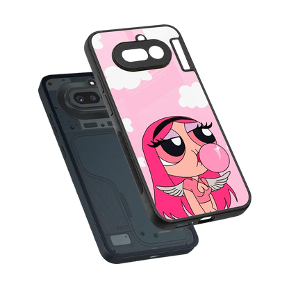 Pinktastic Chic sleek nothing phone 4a cover with tempered glass back and TPU edges