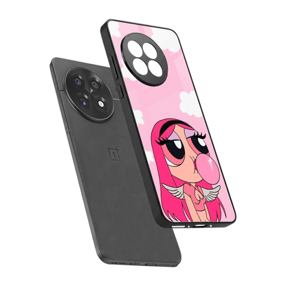 Pinktastic Chic sleek oneplus 13r cover with tempered glass back and TPU edges