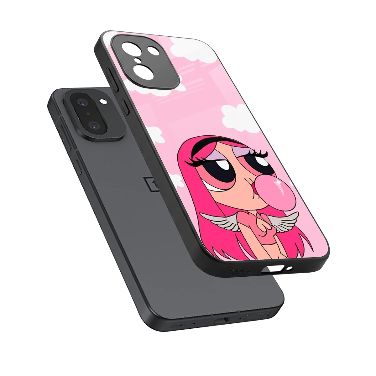 Pinktastic Chic sleek oneplus 15r cover with tempered glass back and TPU edges