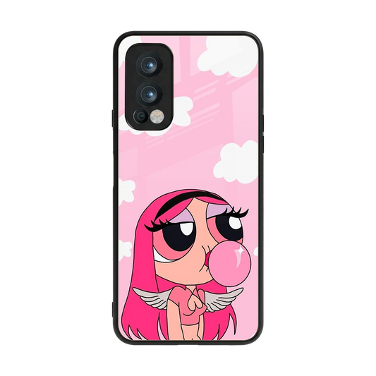 Pinktastic Chic back phone cover | glass case for oneplus nord 2