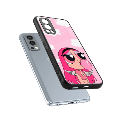 Pinktastic Chic sleek oneplus nord 2 cover with tempered glass back and TPU edges