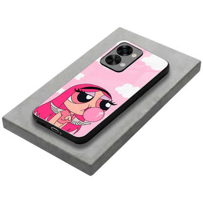 Pinktastic Chic stylish phone case for oneplus nord 2t | glossy glass and slim fit