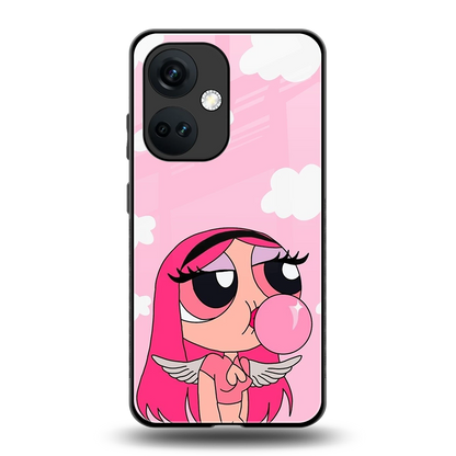 Pinktastic Chic back phone cover | glass case for oneplus nord ce 3
