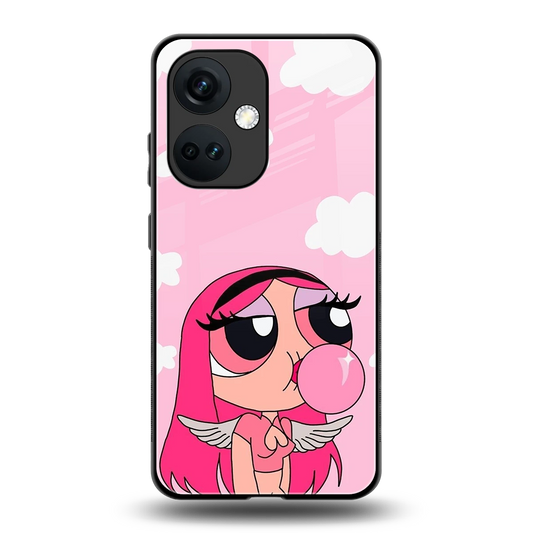 Pinktastic Chic back phone cover | glass case for oneplus nord ce 3