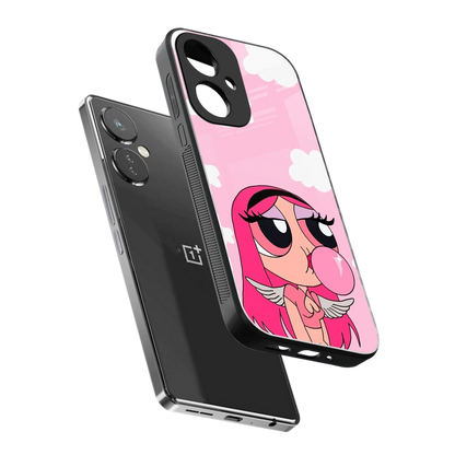 Pinktastic Chic sleek oneplus nord ce 3 cover with tempered glass back and TPU edges