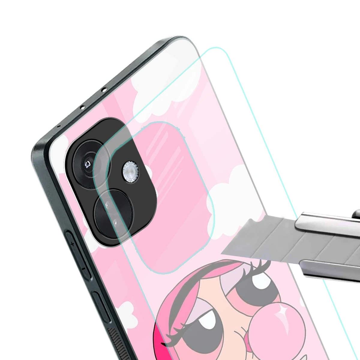 Pinktastic Chic stylish phone case for oneplus nord ce 3 | glossy glass and slim fit