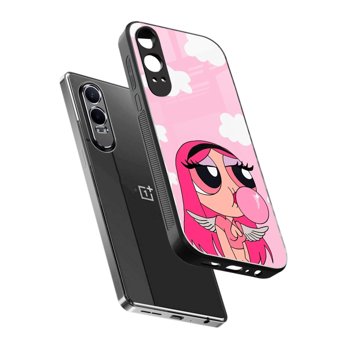 Pinktastic Chic sleek oneplus nord ce 4 lite cover with tempered glass back and TPU edges