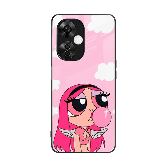 Pinktastic Chic back phone cover | glass case for oneplus nord ce 3 lite