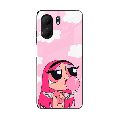 Pinktastic Chic back phone cover | glass case for oppo a5x 5g