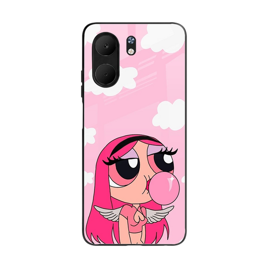 Pinktastic Chic back phone cover | glass case for oppo a5x 5g
