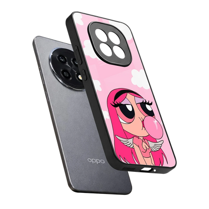 Pinktastic Chic sleek oppo f29 pro 5g cover with tempered glass back and TPU edges