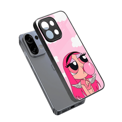 Pinktastic Chic sleek oppo k13 5g cover with tempered glass back and TPU edges
