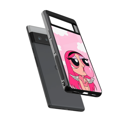 Pinktastic Chic sleek google pixel 6 pro cover with tempered glass back and TPU edges