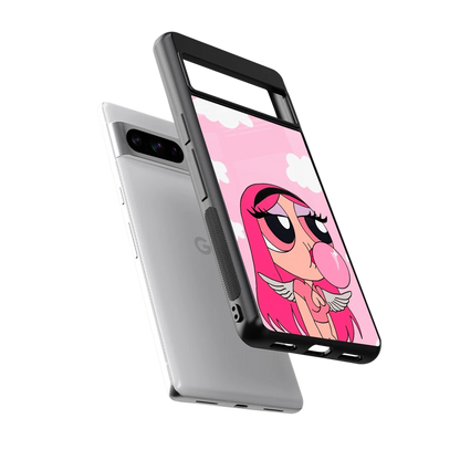 Pinktastic Chic sleek google pixel 8 pro cover with tempered glass back and TPU edges