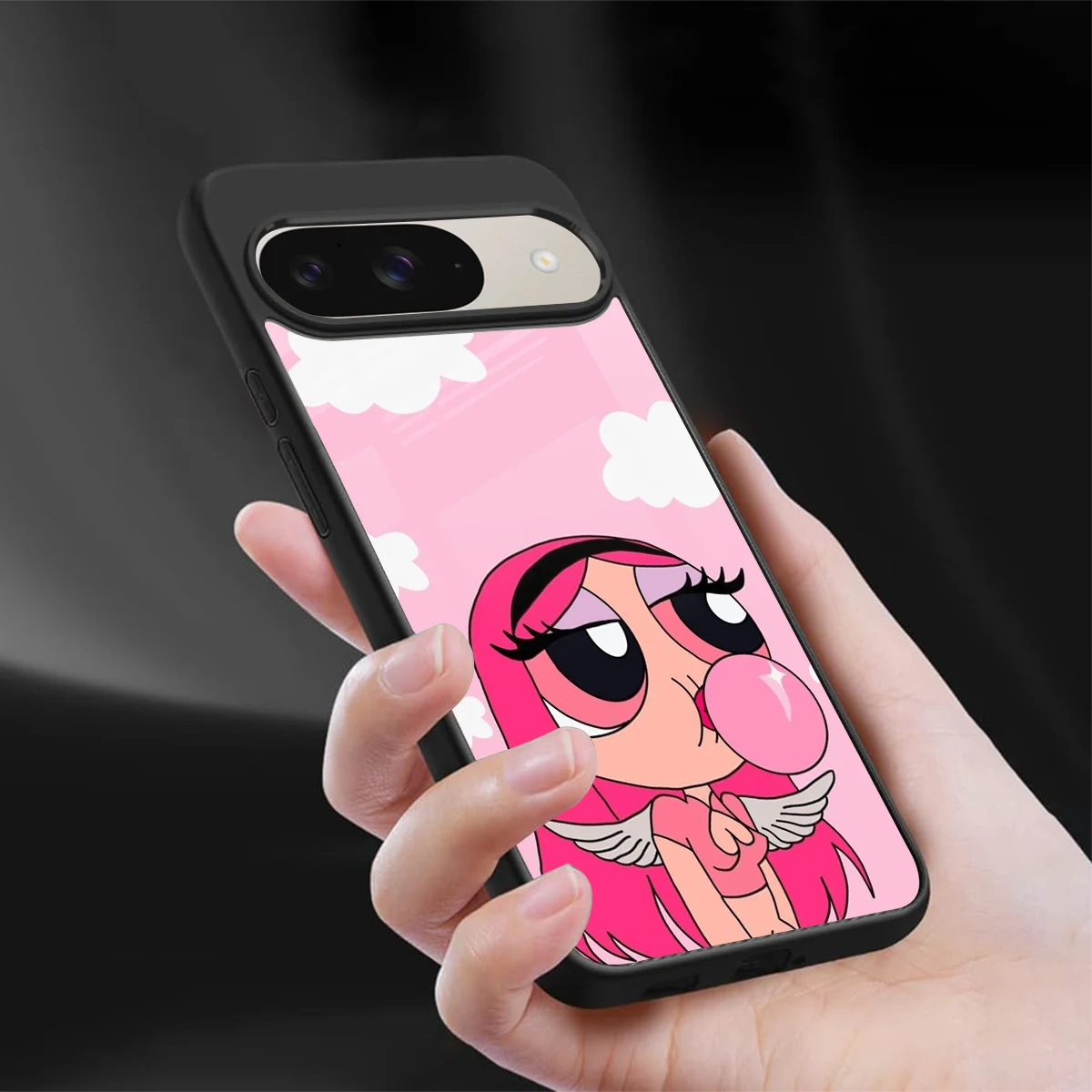 Pinktastic Chic sleek google pixel 9 cover with tempered glass back and TPU edges
