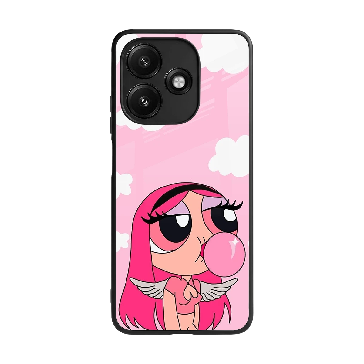 Pinktastic Chic back phone cover | glass case for redmi 12 5g