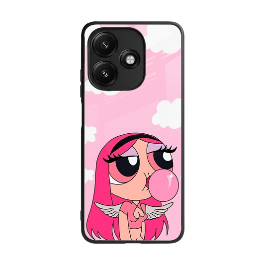 Pinktastic Chic back phone cover | glass case for redmi 12 5g