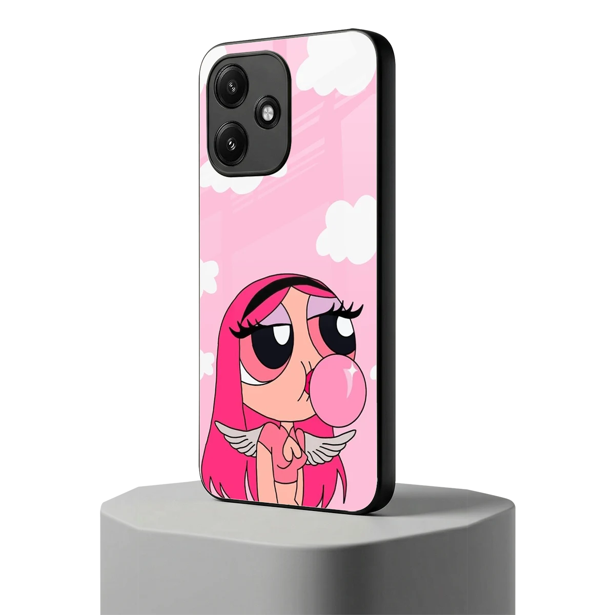 Pinktastic Chic redmi 12 5g mobile cover | shockproof glass phone case