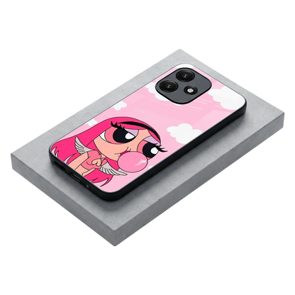 Pinktastic Chic stylish phone case for redmi 12 5g | glossy glass and slim fit