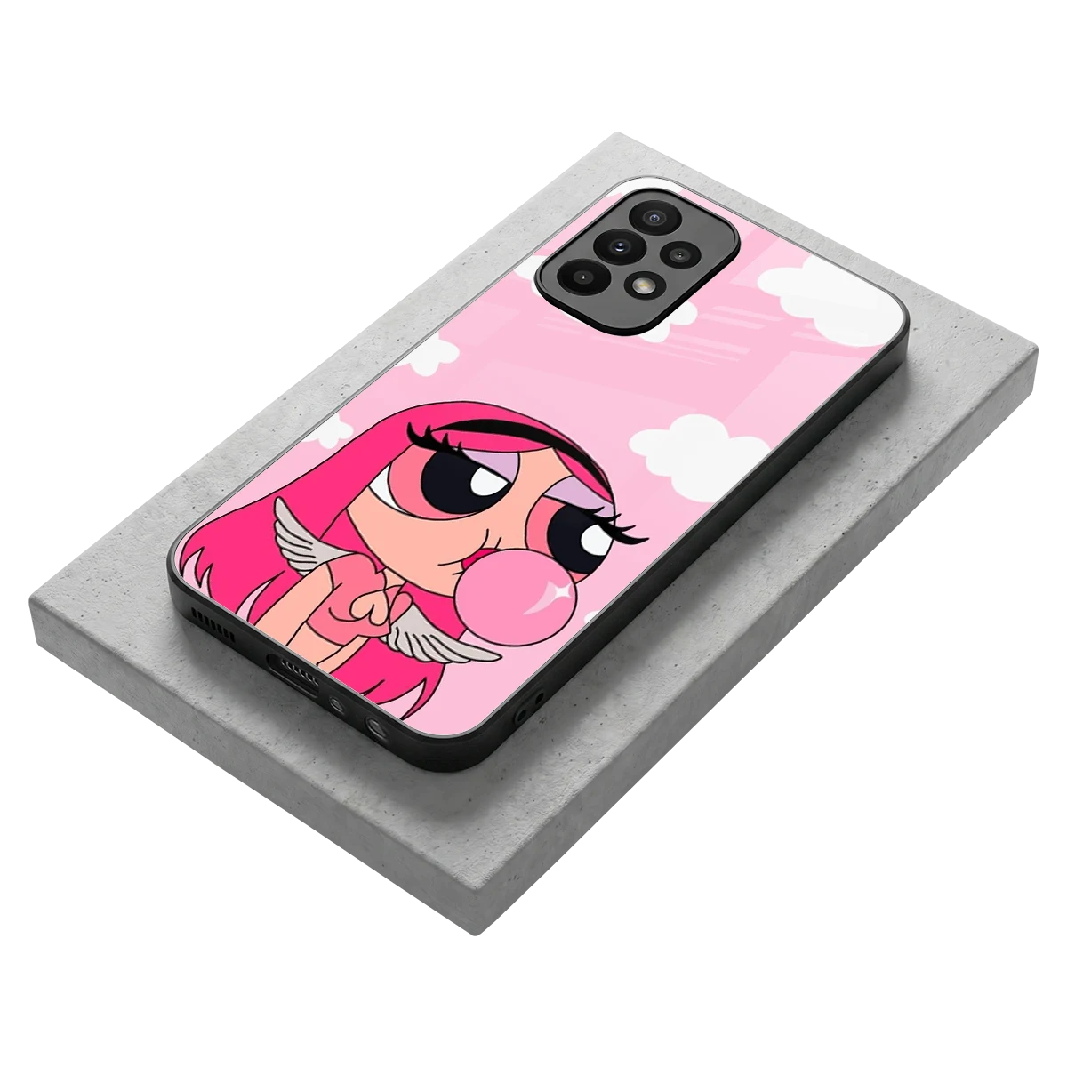 Pinktastic Chic stylish phone case for samsung galaxy a23 | glossy glass and slim fit