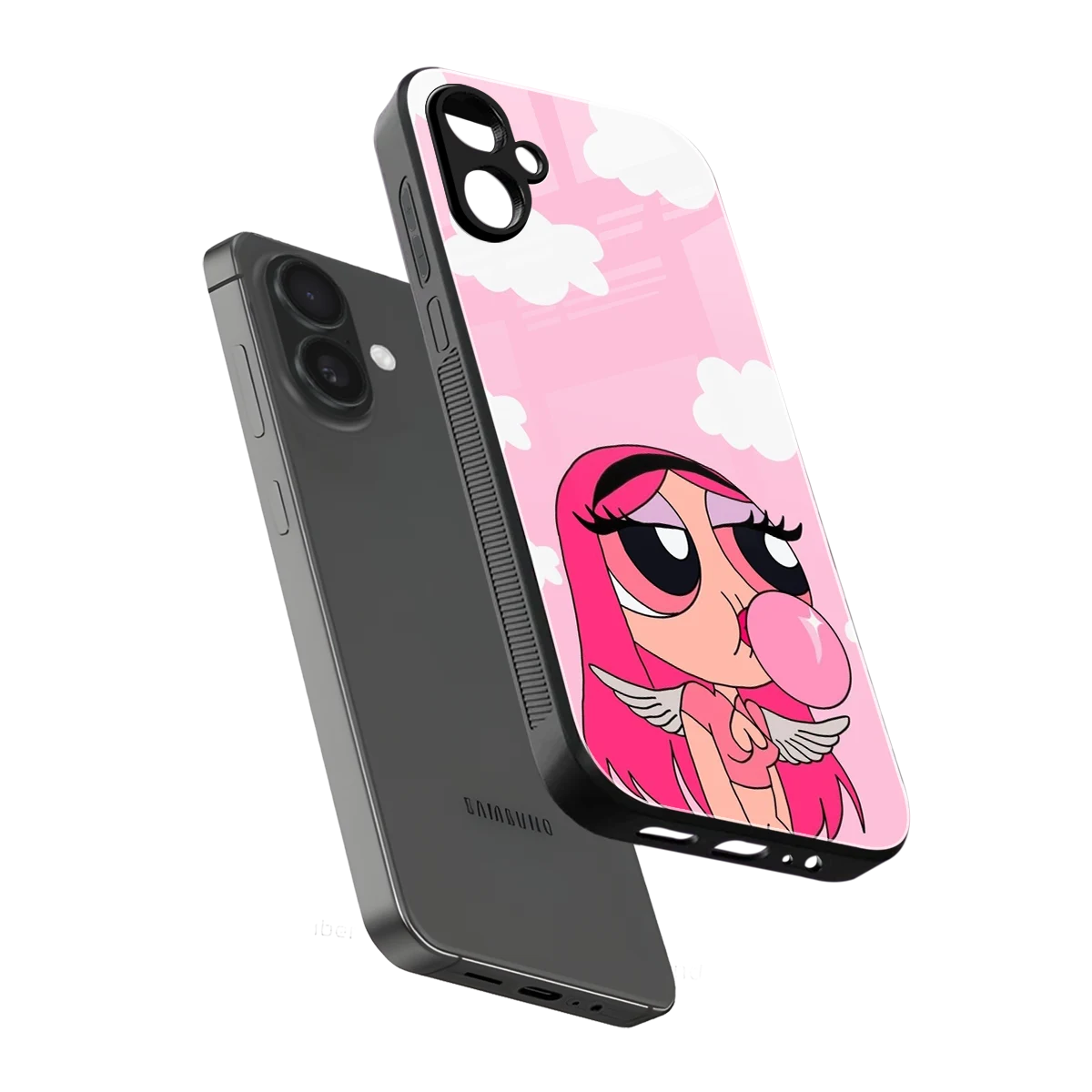 Pinktastic Chic sleek samsung galaxy a06 5g cover with tempered glass back and TPU edges