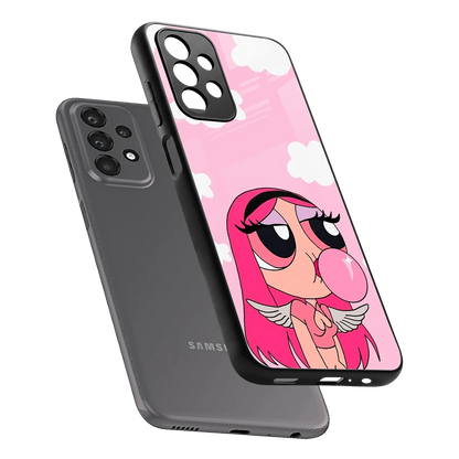 Pinktastic Chic sleek samsung galaxy a23 cover with tempered glass back and TPU edges