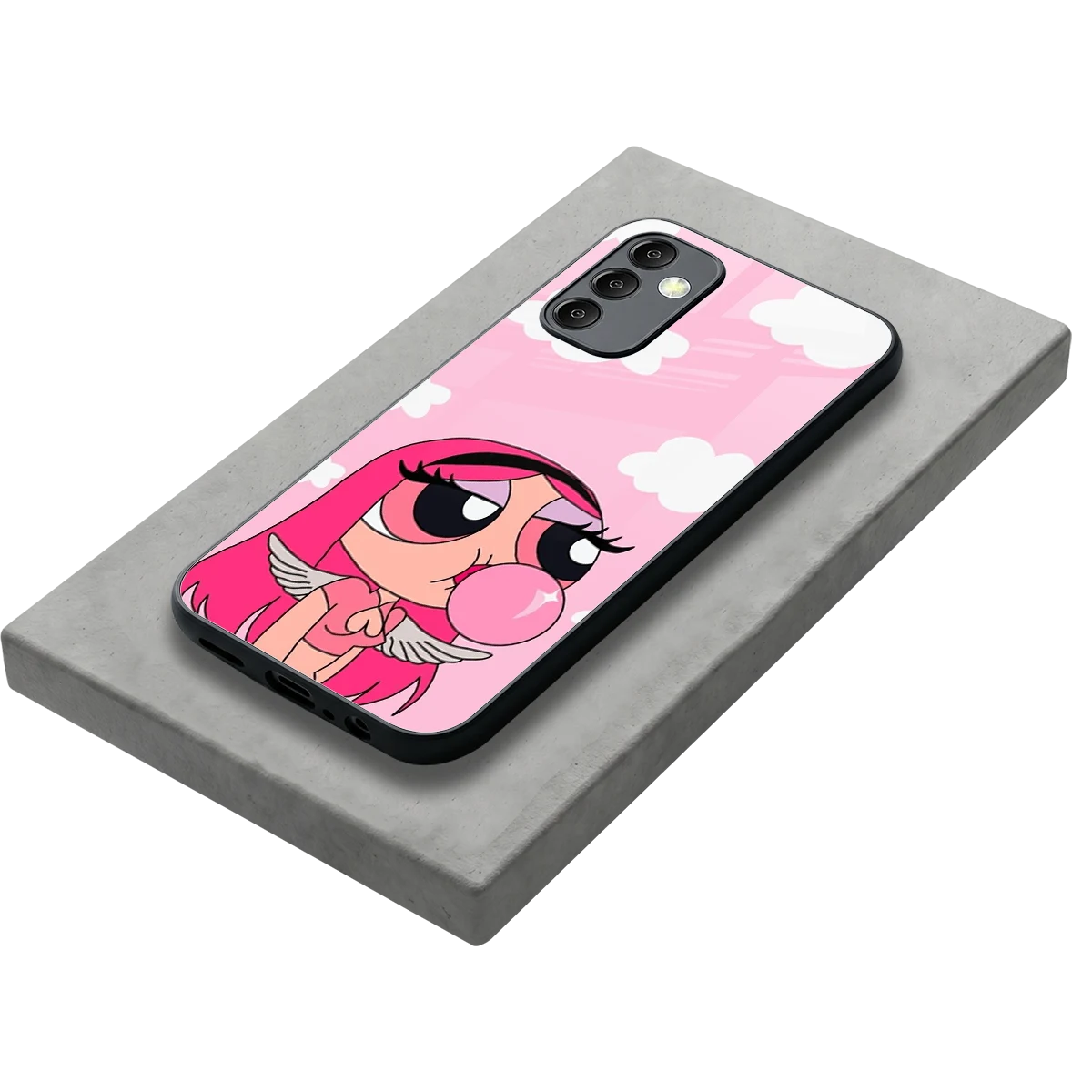 Pinktastic Chic stylish phone case for samsung galaxy m14 5g | glossy glass and slim fit