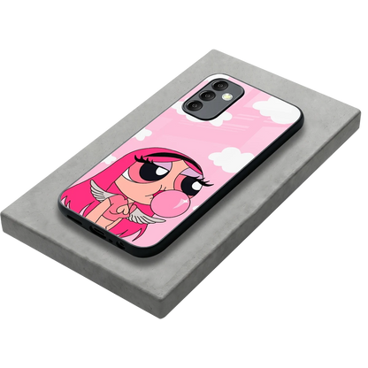Pinktastic Chic stylish phone case for samsung galaxy m14 5g | glossy glass and slim fit