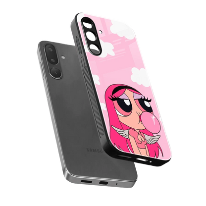 Pinktastic Chic sleek samsung galaxy m36 5g cover with tempered glass back and TPU edges
