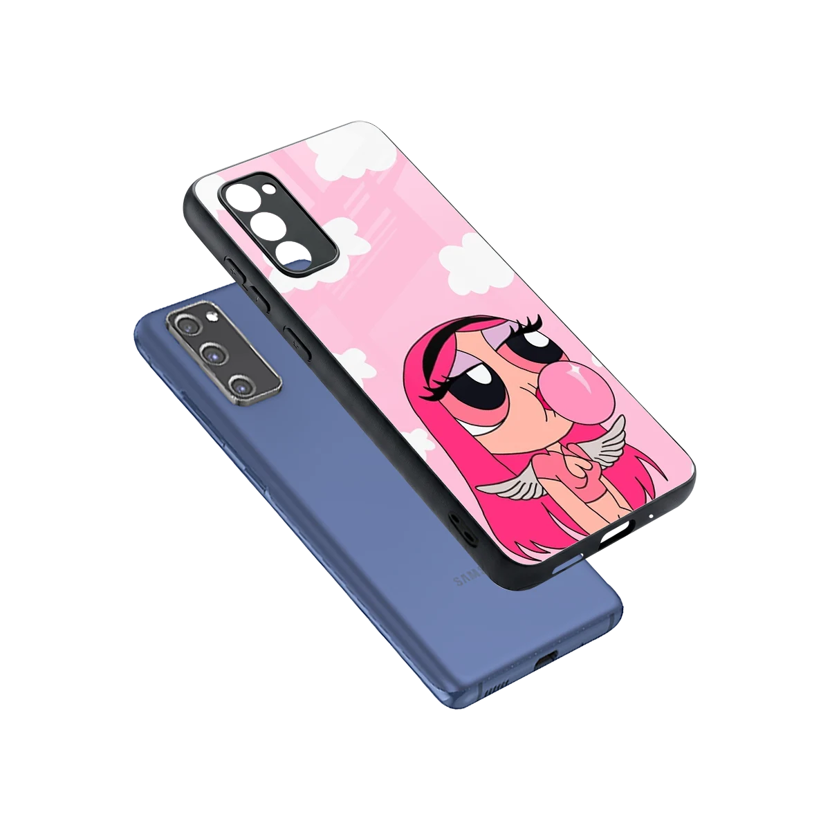 Pinktastic Chic sleek samsung galaxy s20 fe cover with tempered glass back and TPU edges