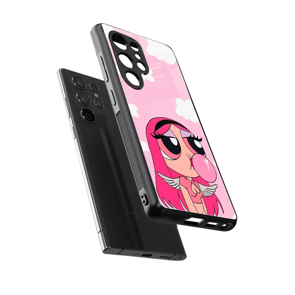 Pinktastic Chic sleek samsung galaxy s26 ultra cover with tempered glass back and TPU edges