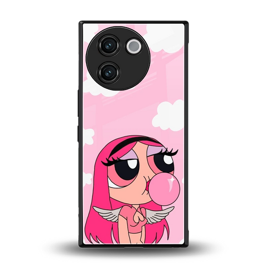 Pinktastic Chic back phone cover | glass case for vivo v30e