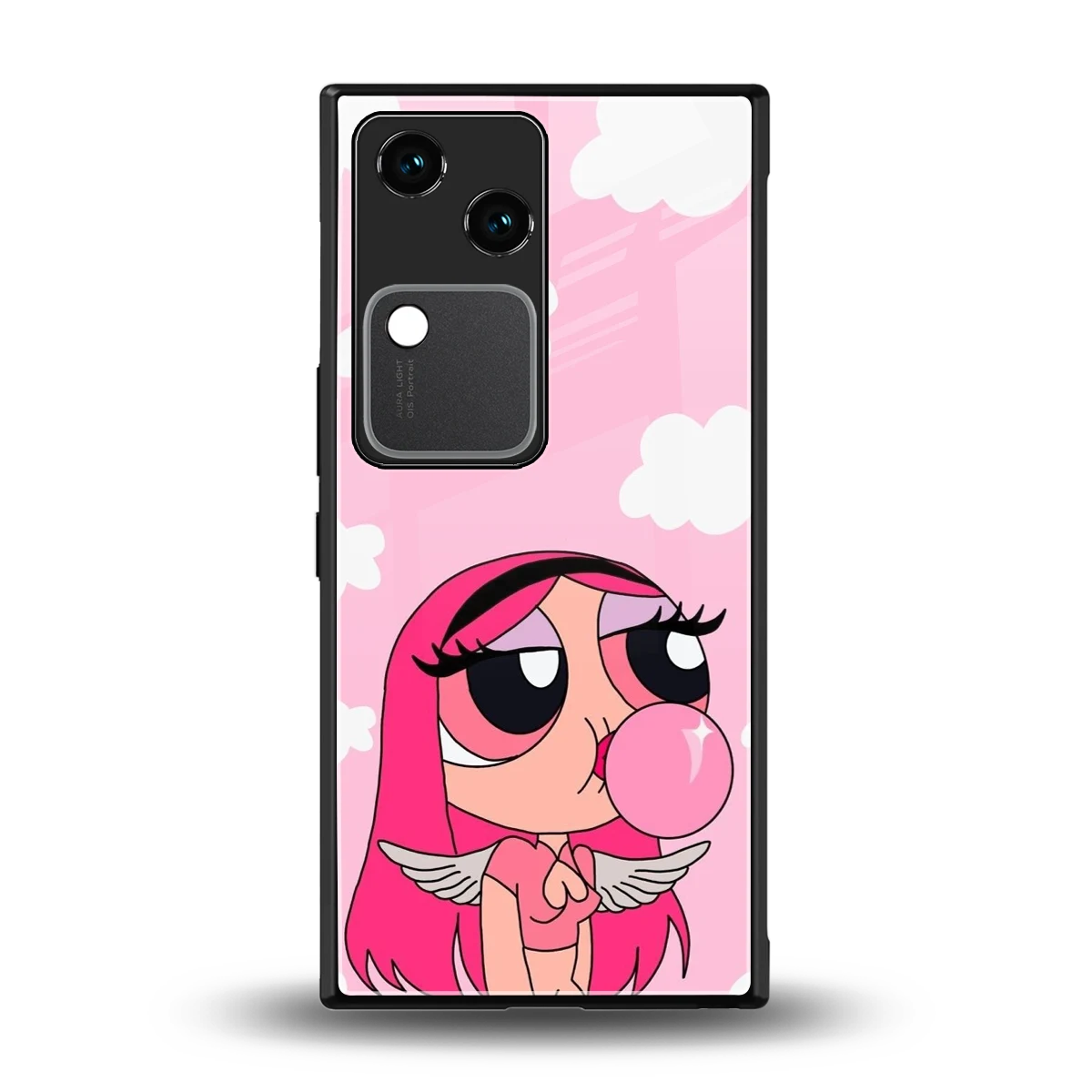Pinktastic Chic back phone cover | glass case for vivo v30