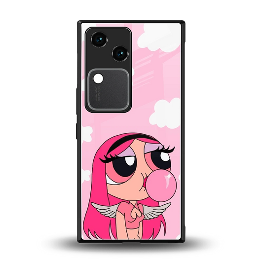 Pinktastic Chic back phone cover | glass case for vivo v30