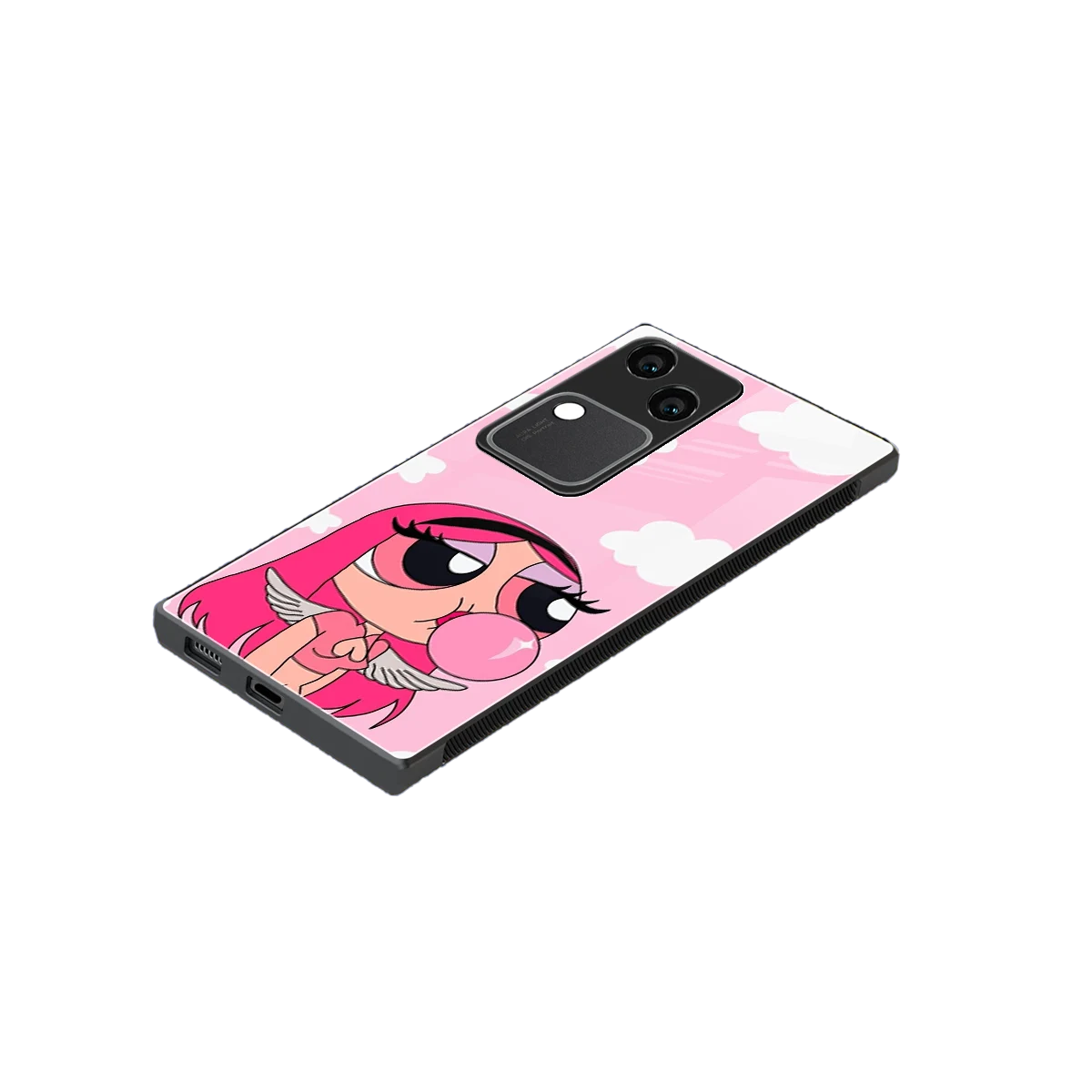 Pinktastic Chic stylish phone case for vivo v30 | glossy glass and slim fit
