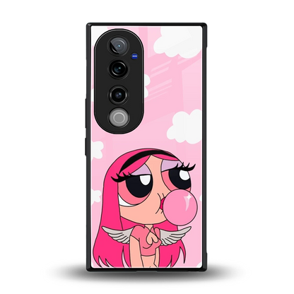 Pinktastic Chic back phone cover | glass case for vivo v40 pro