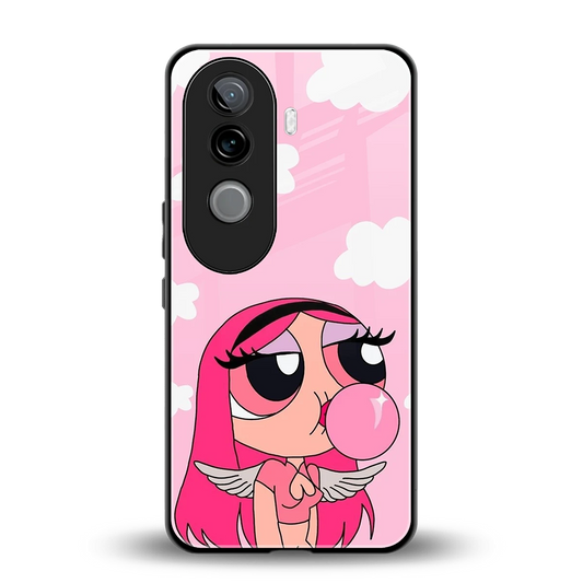Pinktastic Chic back phone cover | glass case for vivo v40e