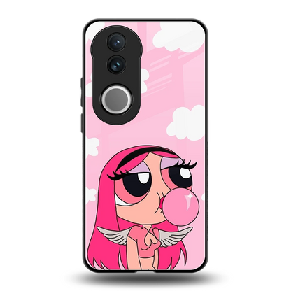 Pinktastic Chic back phone cover | glass case for vivo v50