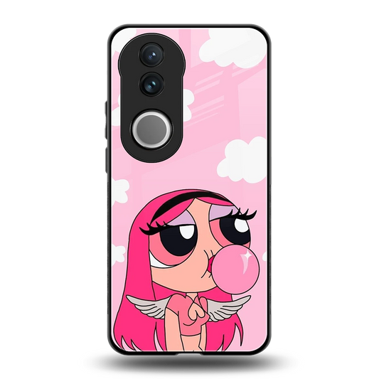 Pinktastic Chic back phone cover | glass case for vivo v50