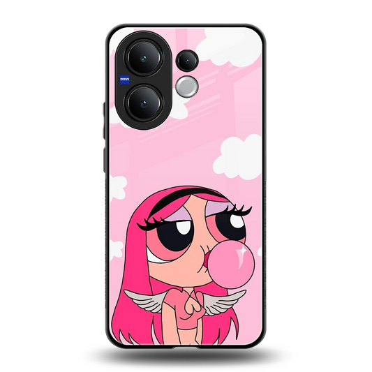 Pinktastic Chic back phone cover | glass case for vivo v60