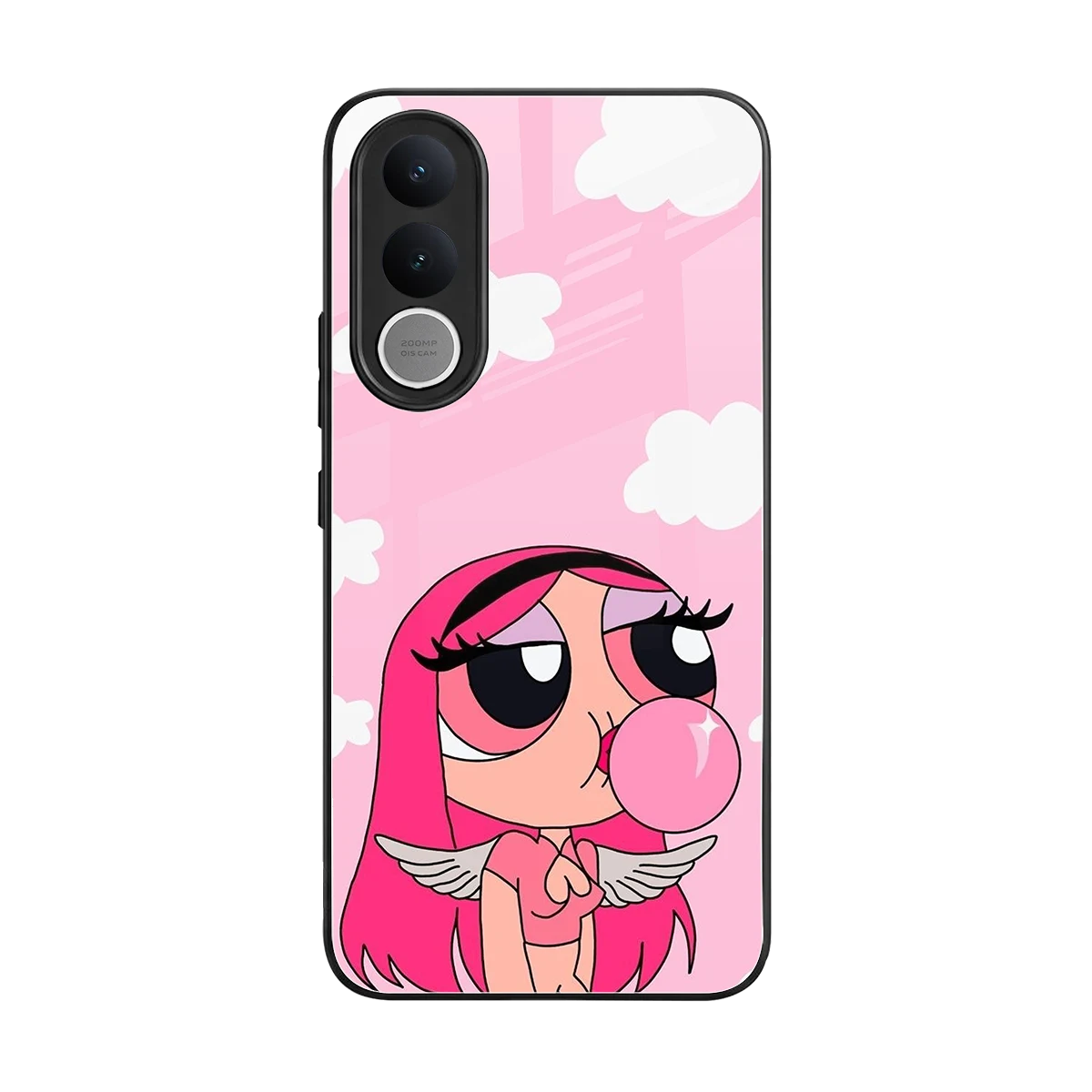 Pinktastic Chic back phone cover | glass case for vivo v70 fe