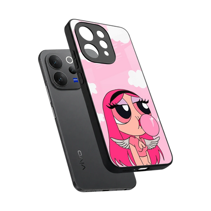 Pinktastic Chic sleek vivo v70 elite cover with tempered glass back and TPU edges